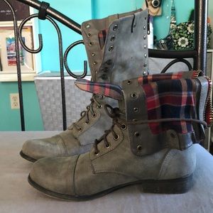 Madden Girl Combat Boots